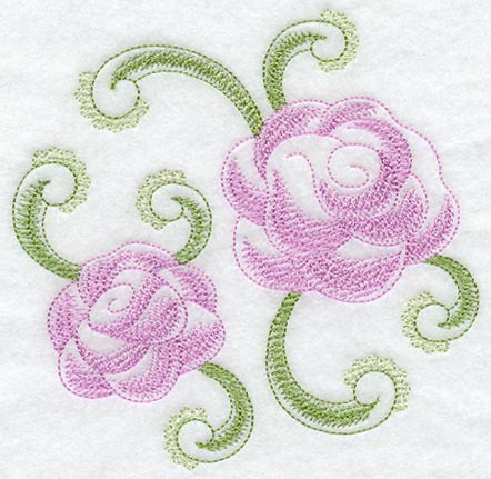 Sheer Floral Blooms (Leather)