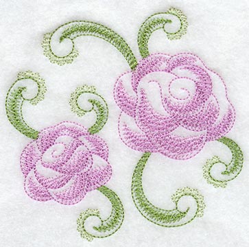 Sheer Floral Blooms (Leather)