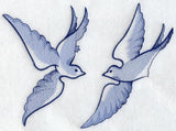 Blue Willow Doves