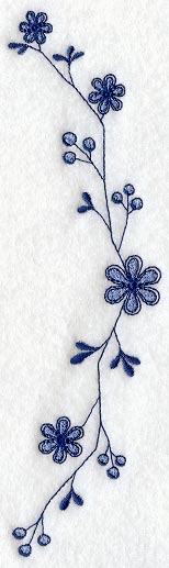 Blue Willow Spray 1 (Mirror)