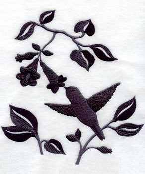 Hummingbird Silhouette Scene
