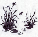 Dragonfly Silhouette Scene