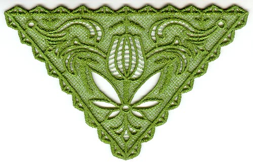 Spirit Of Spring Napkin Cuff (Lace)