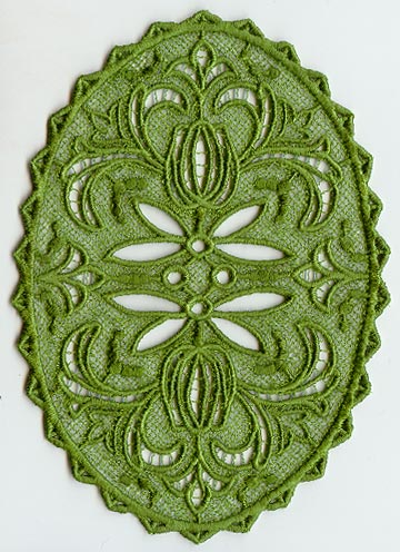Spirit Of Spring Oval (Lace)