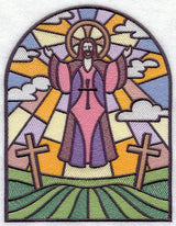 Easter Stained Glass Window