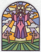 Easter Stained Glass Window