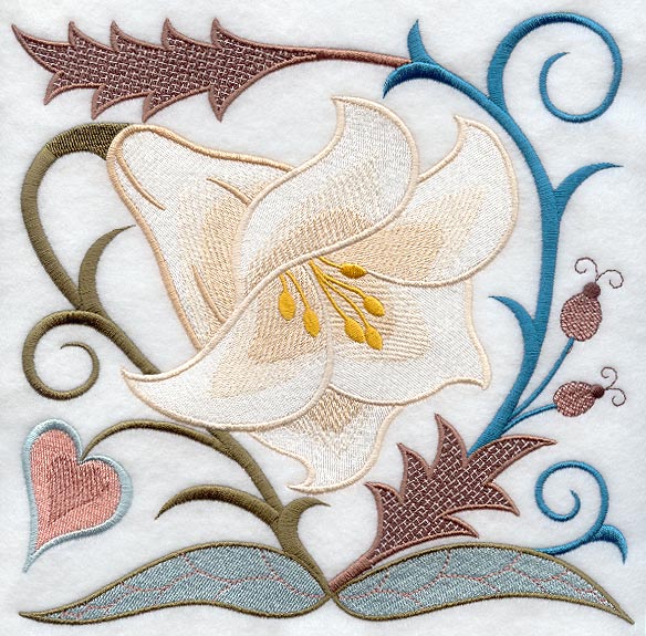 Jacobean Lily Square