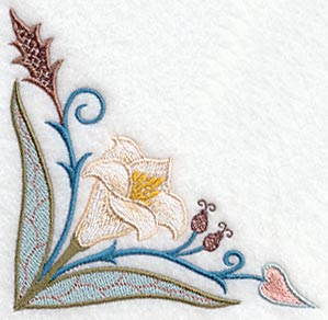 Jacobean Lily Corner