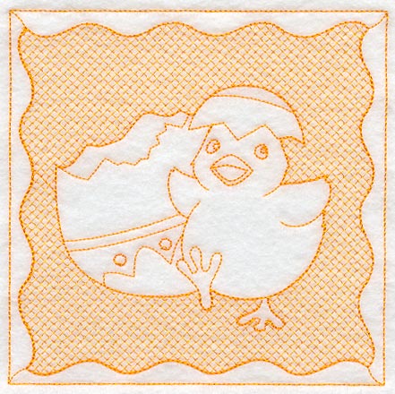 Easter Chick (Trapunto)
