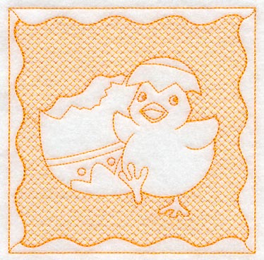 Easter Chick (Trapunto)