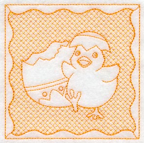 Easter Chick (Trapunto)