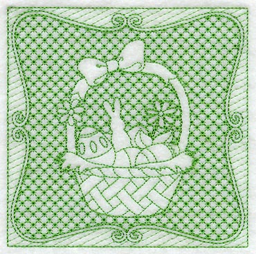 Easter Basket (Trapunto)