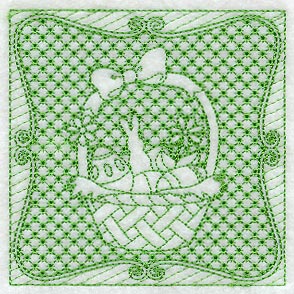 Easter Basket (Trapunto)