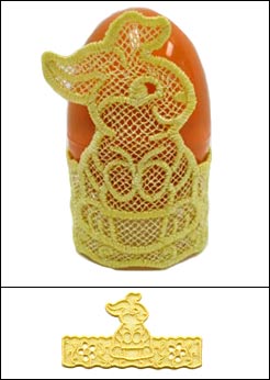 Bunny Egg Holder (Lace)