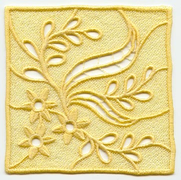 Bridal Floral Square (Lace)