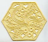 Bridal Floral Hexagon (Lace)