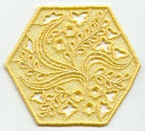 Bridal Floral Hexagon (Lace)