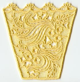 Bridal Floral Side Piece (Lace)