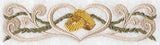 Hearts and Rings Bridal Border