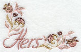 Jacobean Elegance Towel - Hers