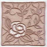 Bridal Rose Square (Lace)