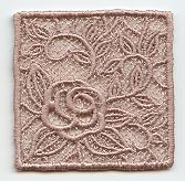 Bridal Rose Square (Lace)