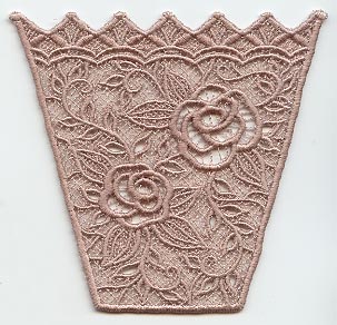 Bridal Rose Side Piece (Lace)