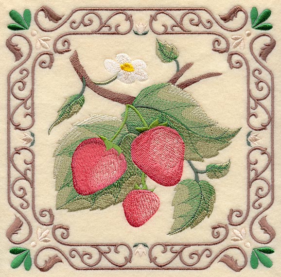 Strawberry Fruit Tile