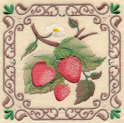 Strawberry Fruit Tile