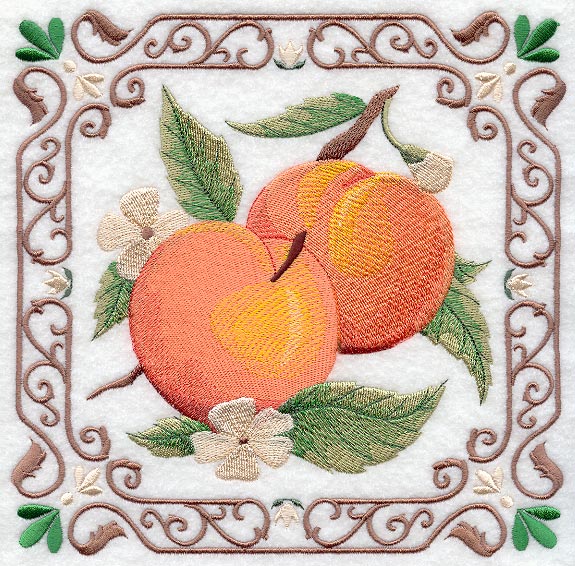 Peach Fruit Tile