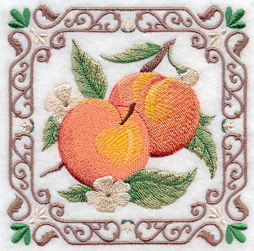 Peach Fruit Tile