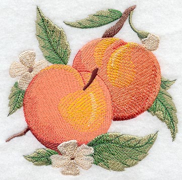 Peach Fruit Accent