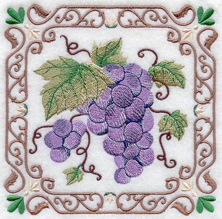 Grapes Fruit Tile