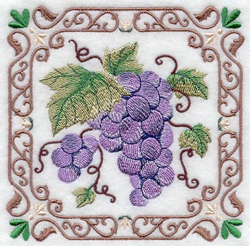 Grapes Fruit Tile