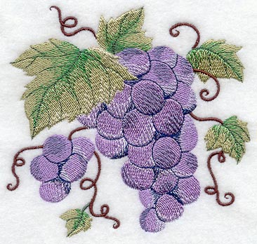 Grapes Fruit Accent