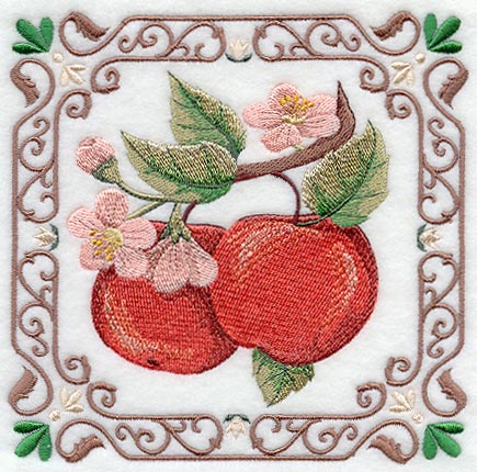 Apple Fruit Tile