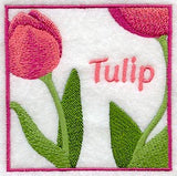 Tulip Floral Square