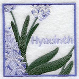 Hyacinth Floral Square