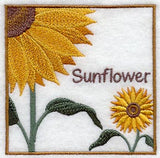 Sunflower Floral Square