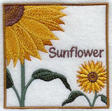 Sunflower Floral Square