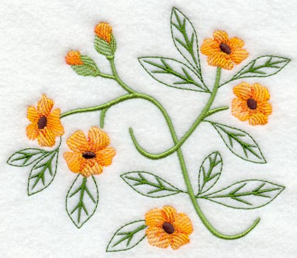 Black-eyed Susan Floral Fashion