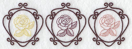 Framed Roses Trio
