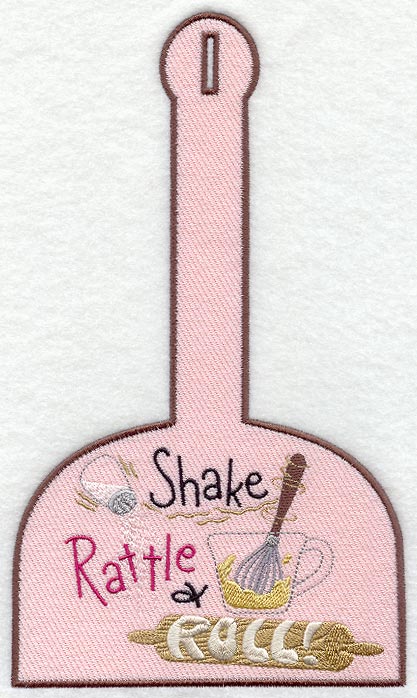 Shake, Rattle, and Roll Towel Topper