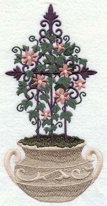 Vine-Covered Trellis Topiary