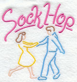 Sock Hop Neon Sign