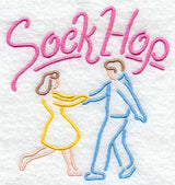 Sock Hop Neon Sign