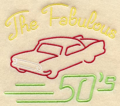 Fabulous Fifties Neon Sign