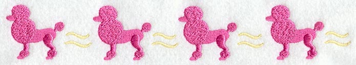Pretty Poodle Border