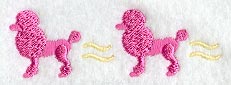Pretty Poodle Border