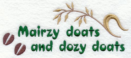 Mairzy Doats and Dozy Doats Lyrics